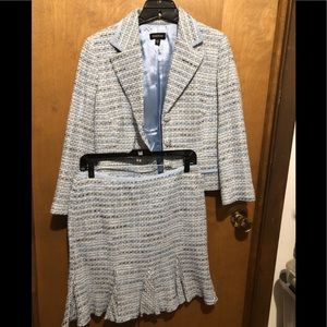 Twill skirt and jacket set